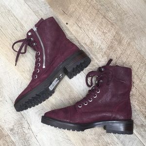 Paige Marline Suede Combat Boot